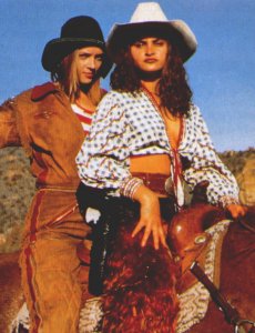 Rain avec Uma Thurman dans Even Cowgirls Get the Blues